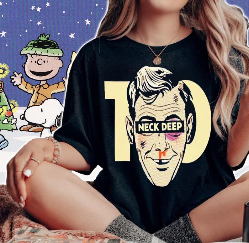 Neck Deep 10 Year Anniversary Neck Deep Rain In July Shirt t-shirt woman shirt