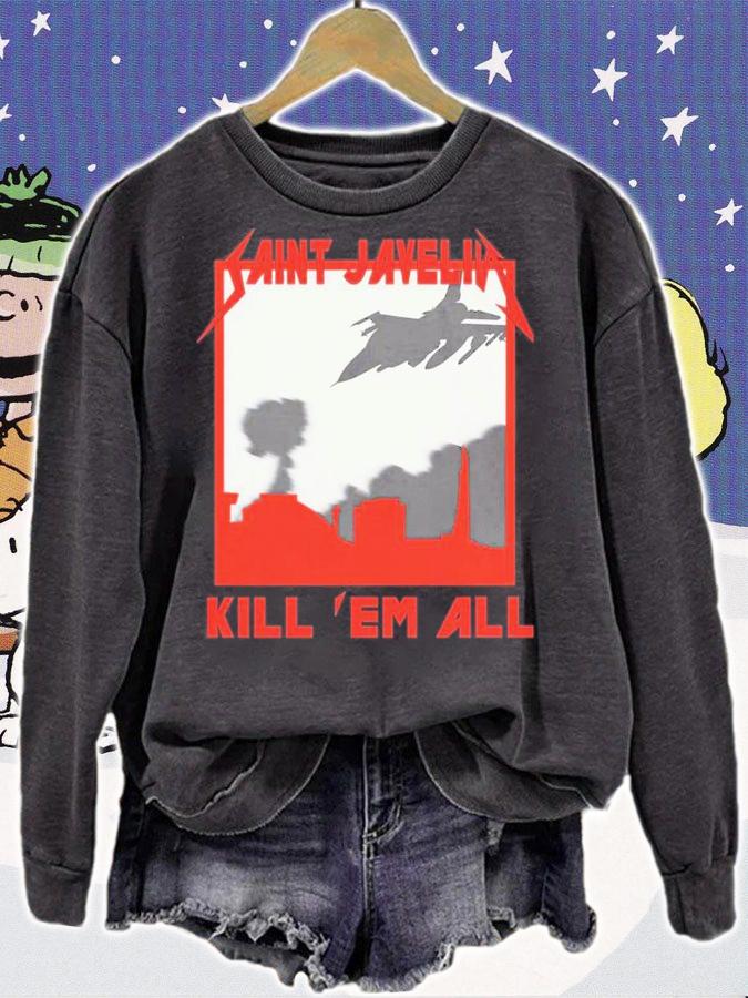 Sevastopol Surprise Saint Javelin Kill Em All T-Shirt t-shirt sweatshirt