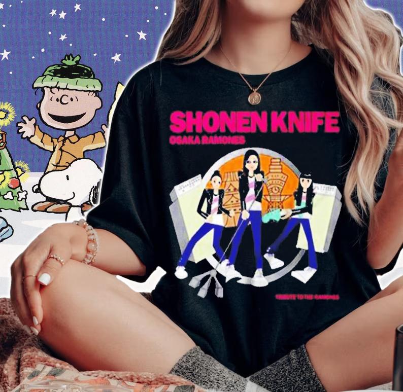 Shonen Knife Osaka Ramones Tribute to Ramones shirt t-shirt