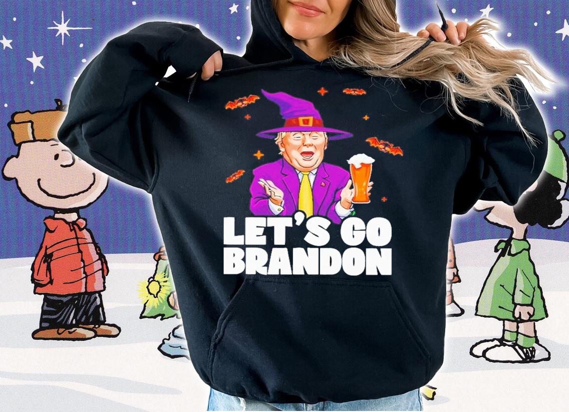Trump Let's Go Brandon Halloween Shirt t-shirt hoodie
