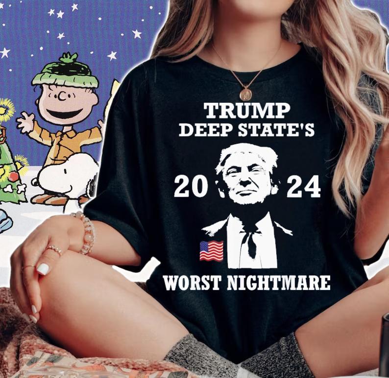 Democrat Deep State Nightmare President Donald Trump 2024 T-Shirt t-shirt