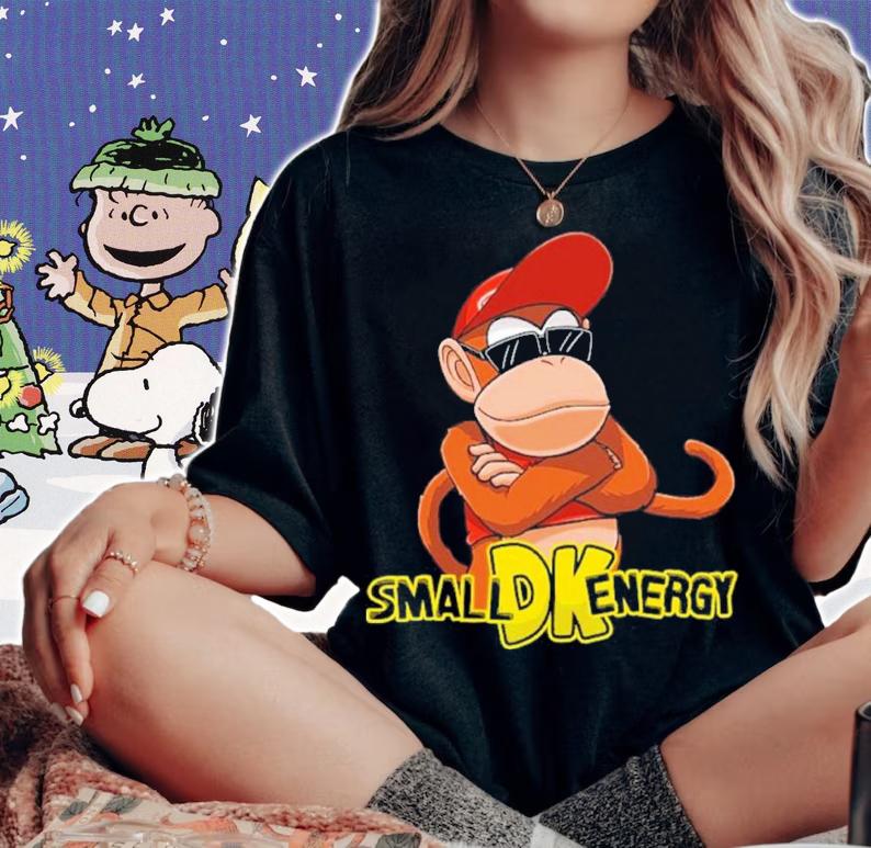 Diddy Kong Small DK Energy Shirt t-shirt woman shirt