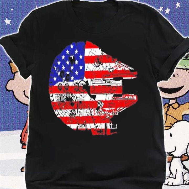 Ford Of July Independence Day 2022 The American Flag Star Wars Millennium Falcon Us Space Force Shirt t-shirt shirt