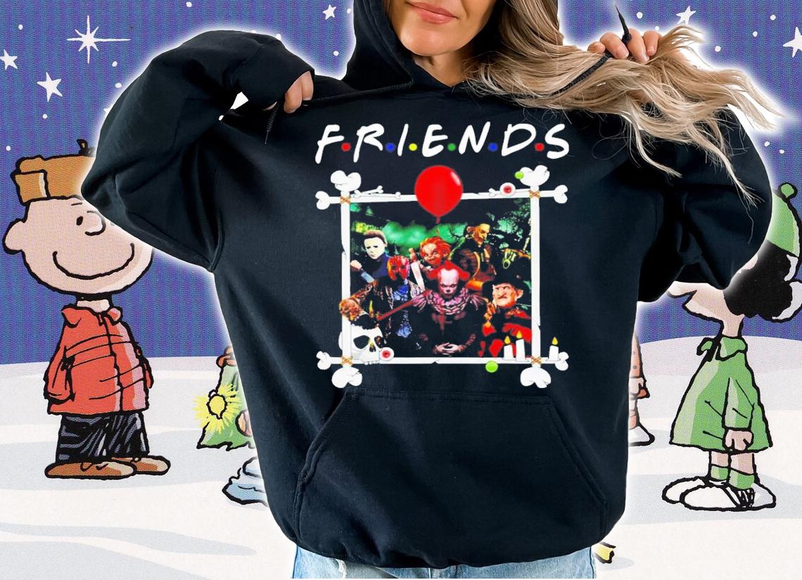 Friends Halloween Horror Team Scary Movies Halloween T-Shirt t-shirt hoodie