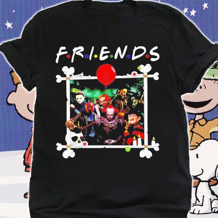 Friends Halloween Horror Team Scary Movies Halloween T-Shirt t-shirt shirt