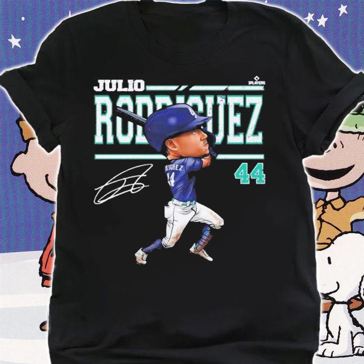 Julio Rodriguez Seattle Cartoon Basketball Signature Shirt t-shirt shirt