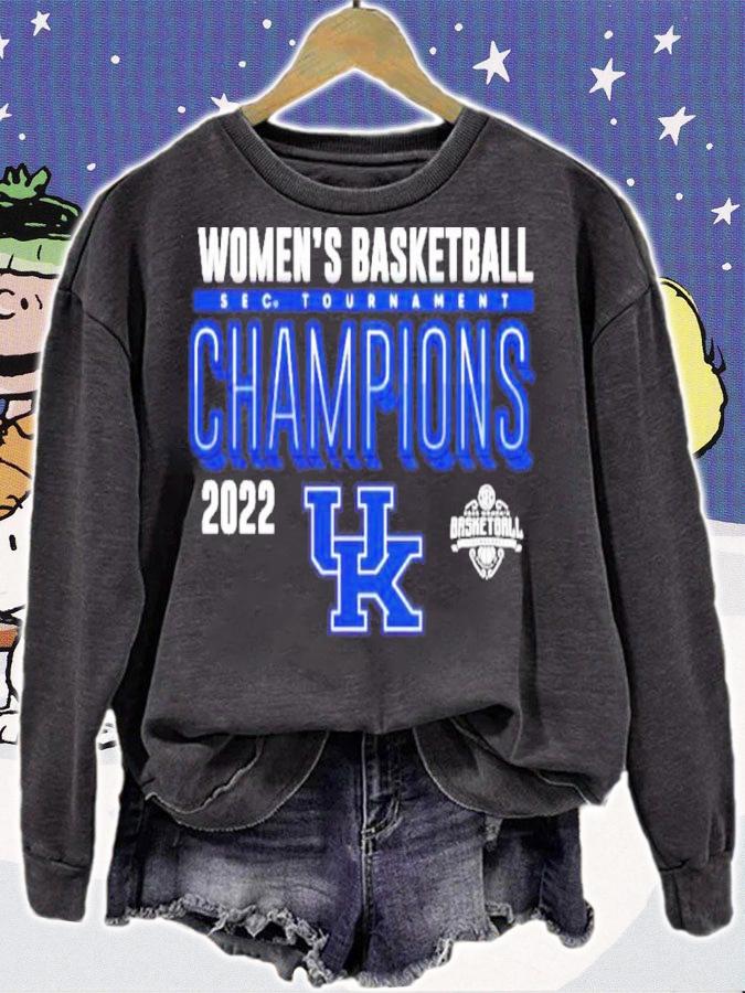 Kentucky Wildcats 2022 SEC Women's Basketball Conference Tournament Champions Shirt t-shirt