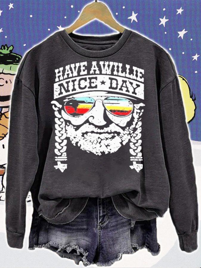 Laurel Have A Willie Nice Day T-Shirt t-shirt sweatshirt