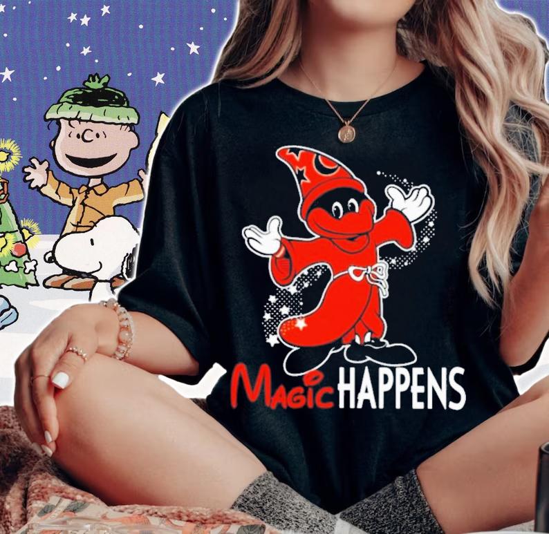 Magic Happens T-Shirt t-shirt woman shirt