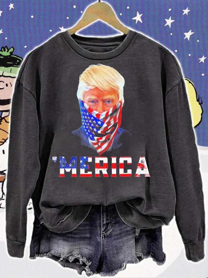 Merica 4th Of July Trump Merica T-Shirt t-shirt sweatshirt