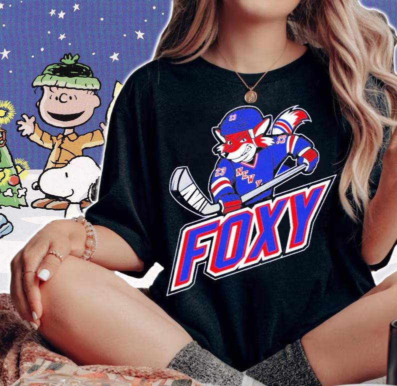 New York Rangers Bobby Farnham Foxy T-Shirt t-shirt woman shirt