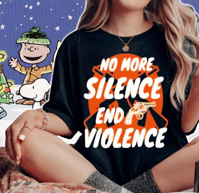 Official No More Silence End Gun Violence Shirt t-shirt woman shirt
