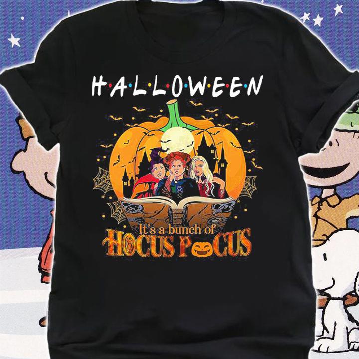 Friends Halloween Its A Bunch Of Hocus Pocus t-shirt shirt