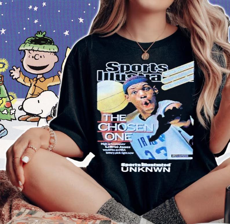 Sports Illustrated The Chosen One Lebron James T-Shirt t-shirt woman shirt