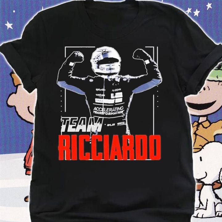 Team Ricciardo Racing Driver Helmet T-Shirt t-shirt