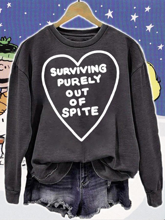 Surviving Purely Out Of Spite Shirt t-shirt