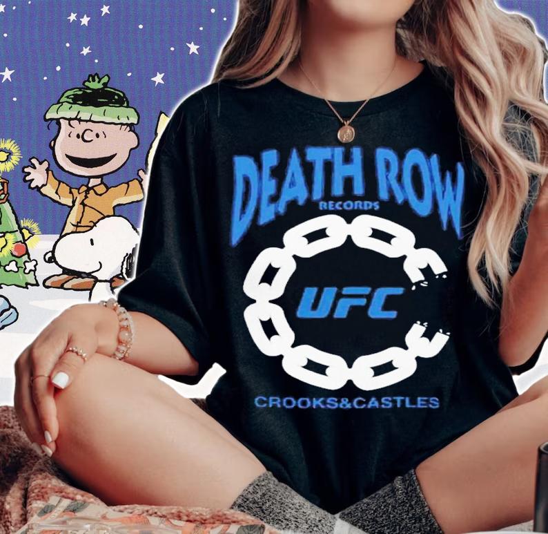 UFC Chain C Death Row Records Crooks And Castles Shirt t-shirt woman shirt