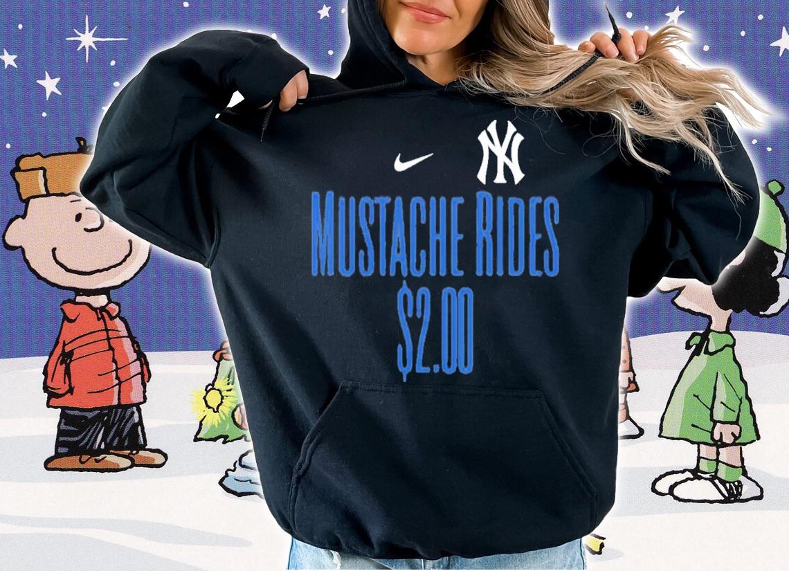 Yankee Mustache Rides $2.00 T-Shirt t-shirt hoodie