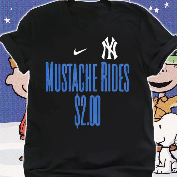 Yankee Mustache Rides $2.00 T-Shirt t-shirt shirt