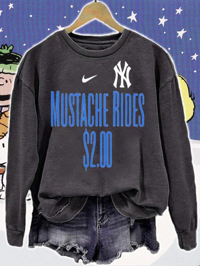 Yankee Mustache Rides $2.00 T-Shirt t-shirt sweatshirt