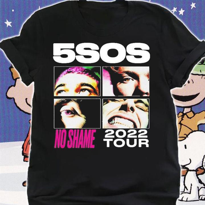 5SOS Band No Shame 2022 Tour T-Shirt t-shirt