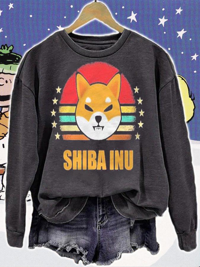 $Shib Shiba Coin Shirt Retro Shiba Inu Vintage Shirt t-shirt sweatshirt