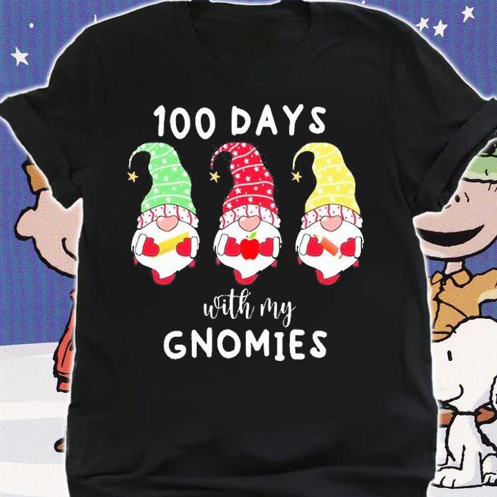100 Days With My Gnomies Shirt t-shirt shirt