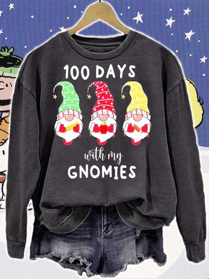 100 Days With My Gnomies Shirt t-shirt sweatshirt