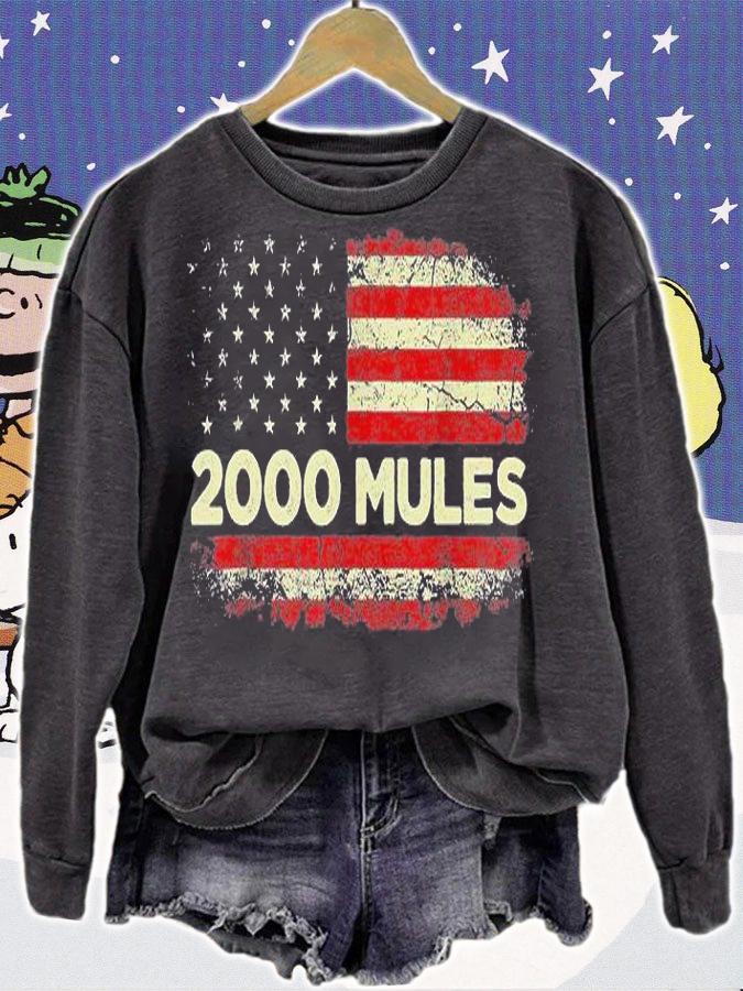 2000 Mules, Pro Trump 2024 T-Shirt t-shirt sweatshirt