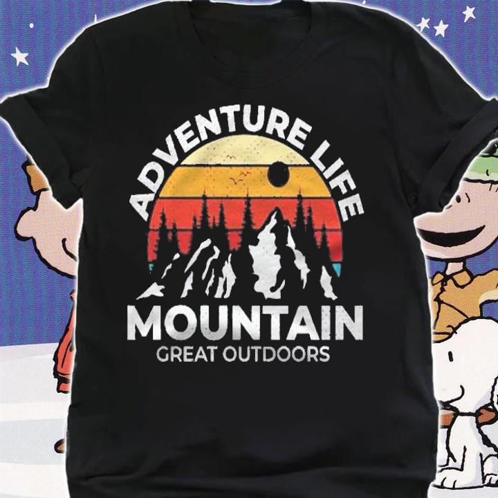 Adventure Life Mountain Great Outdoors Shirt t-shirt shirt