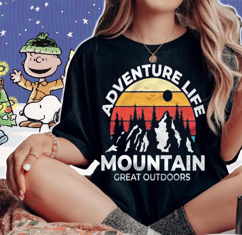 Adventure Life Mountain Great Outdoors Shirt t-shirt woman shirt
