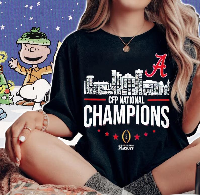 Alabama Crimson Tide 2022 CFP National Champions NCAA Football Autographed Champs Signatures Shirt t-shirt woman shirt