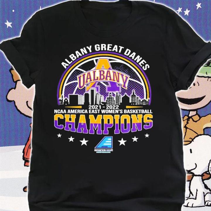 Albany Great Danes NCAA America East Women's Basketball 2021-2022 Champions t-shirt shirt