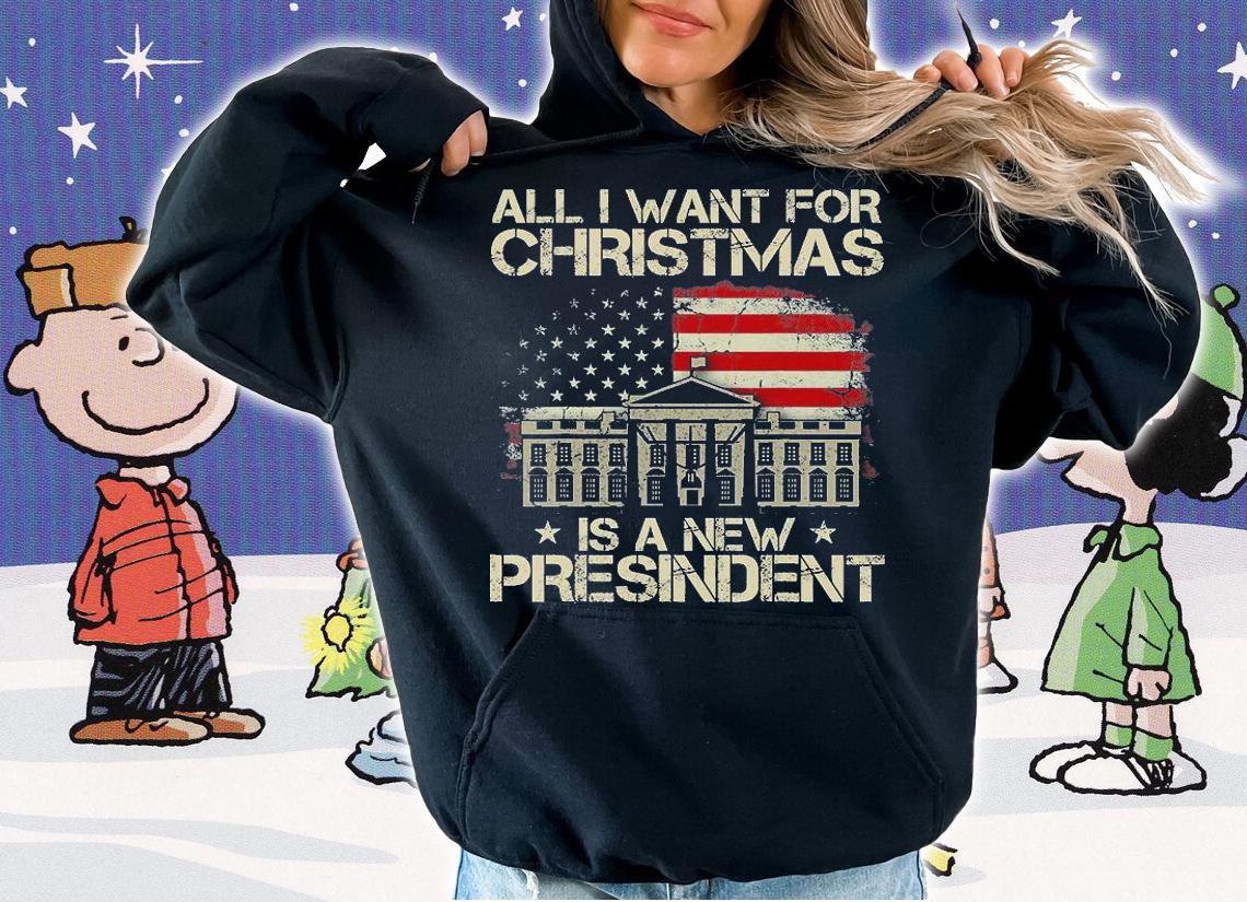 All I Want For Christmas Let's Go 2024 Go Brandon This Is My Ugly Christmas T-Shirt t-shirt