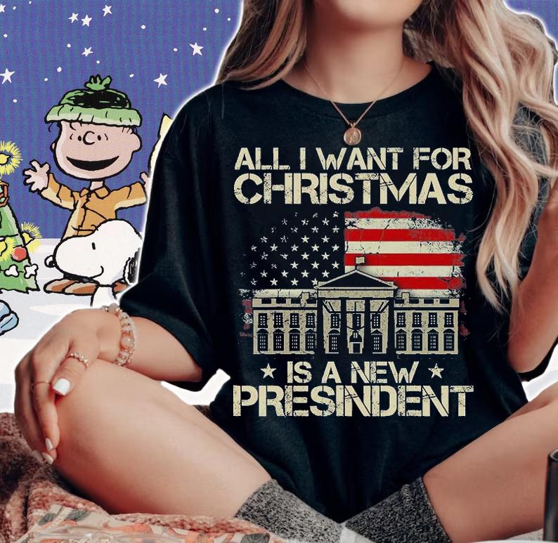 All I Want For Christmas Let's Go 2024 Go Brandon This Is My Ugly Christmas T-Shirt t-shirt