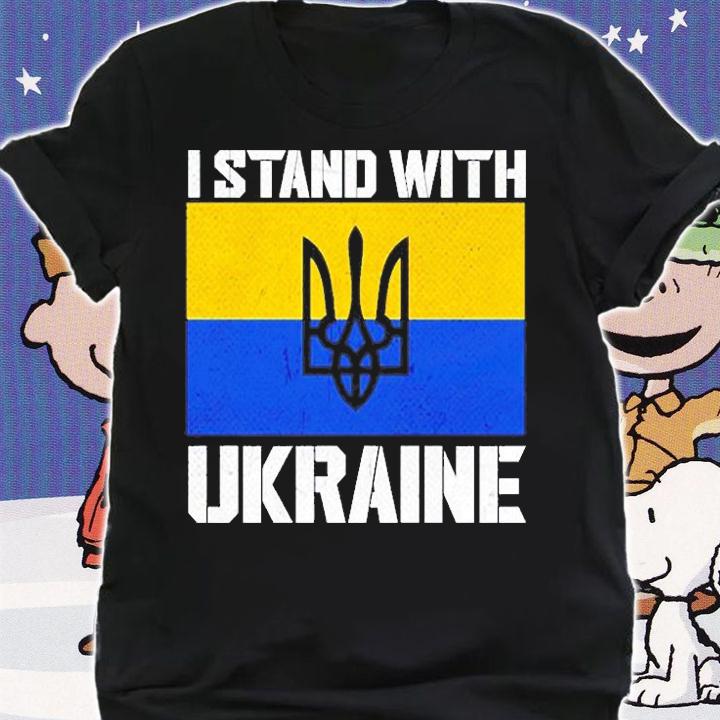 Anti Putin I Stand With Ukraine War Ukranian Support T-Shirt t-shirt