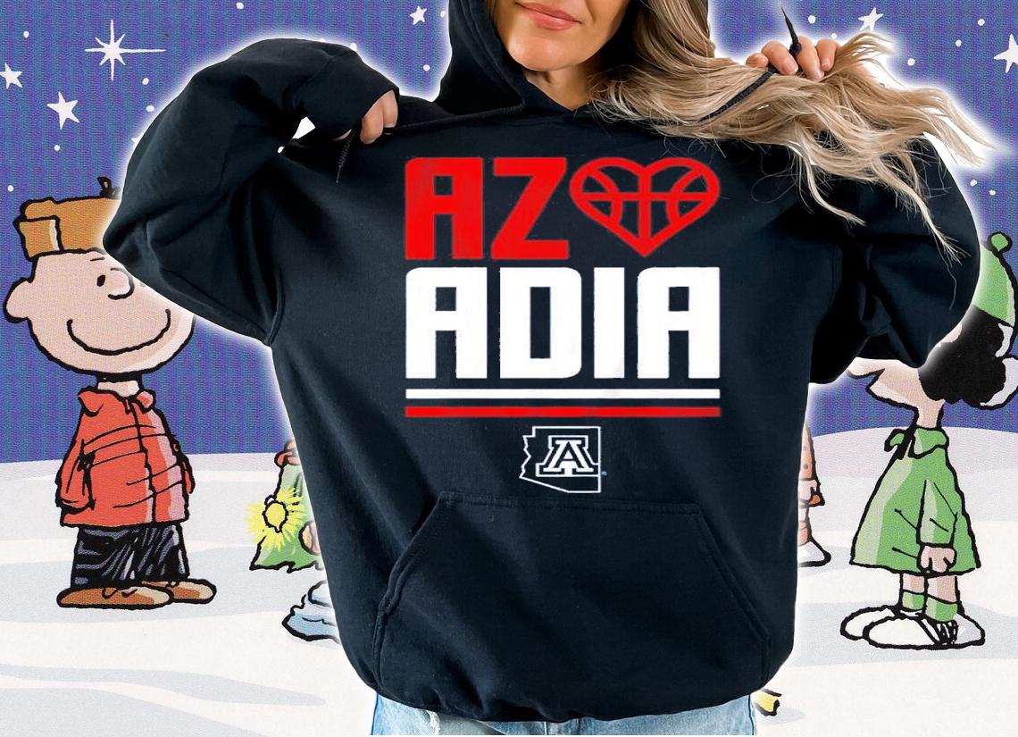 Arizona Wildcats Basketball Az Loves Adia Shirt t-shirt hoodie