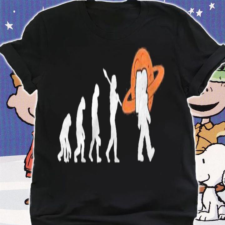 Astronaut Evolution Cosmonaut Space Galaxy Saturn Planet t-shirt shirt
