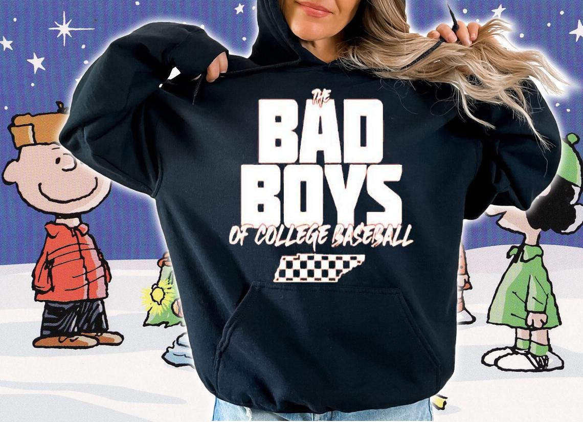 Bad Boys Of College Baseball Tennessee T-Shirt t-shirt