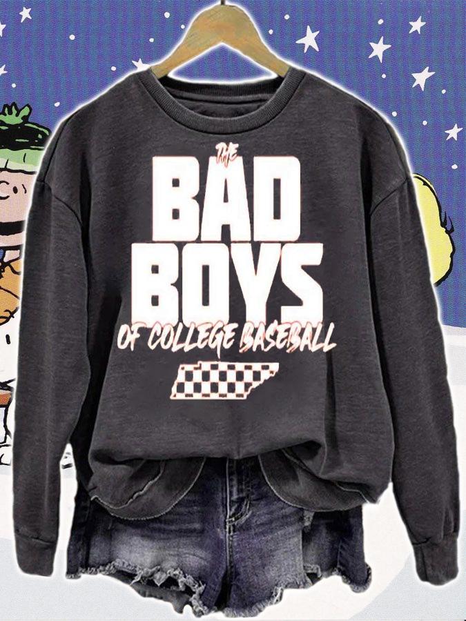 Bad Boys Of College Baseball Tennessee T-Shirt t-shirt