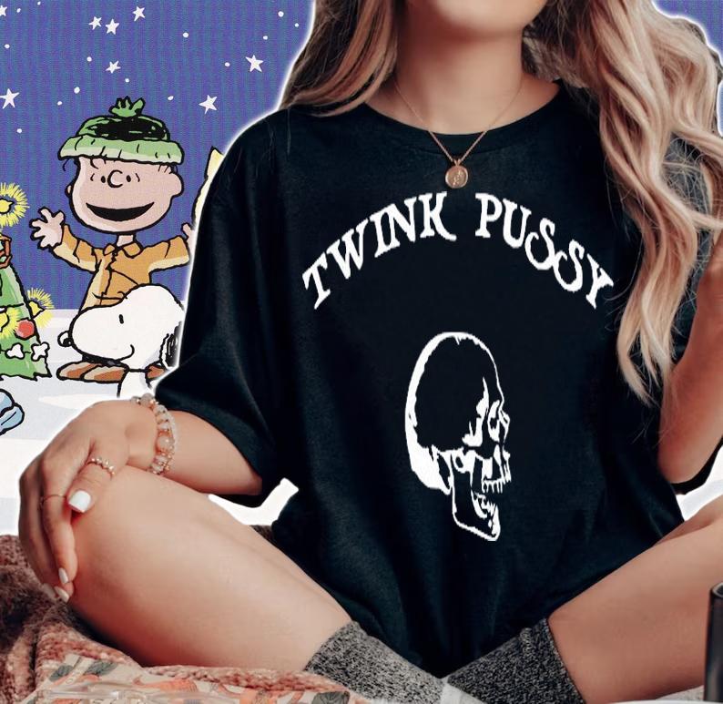 Bimbo Twink Pussy Fitted T-Shirt t-shirt