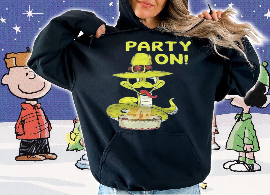 Birthday Snake Quote Party On shirt t-shirt