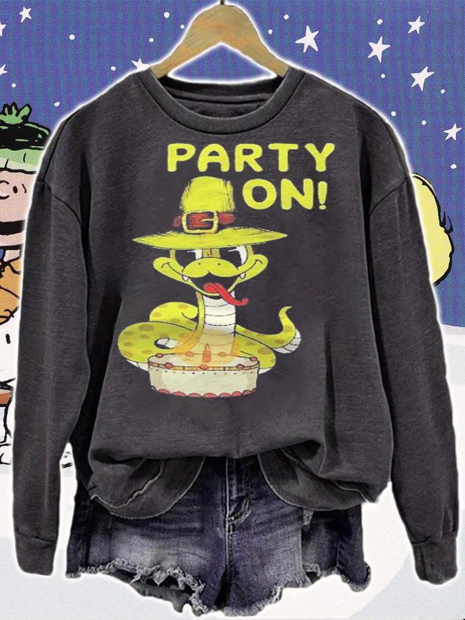 Birthday Snake Quote Party On shirt t-shirt