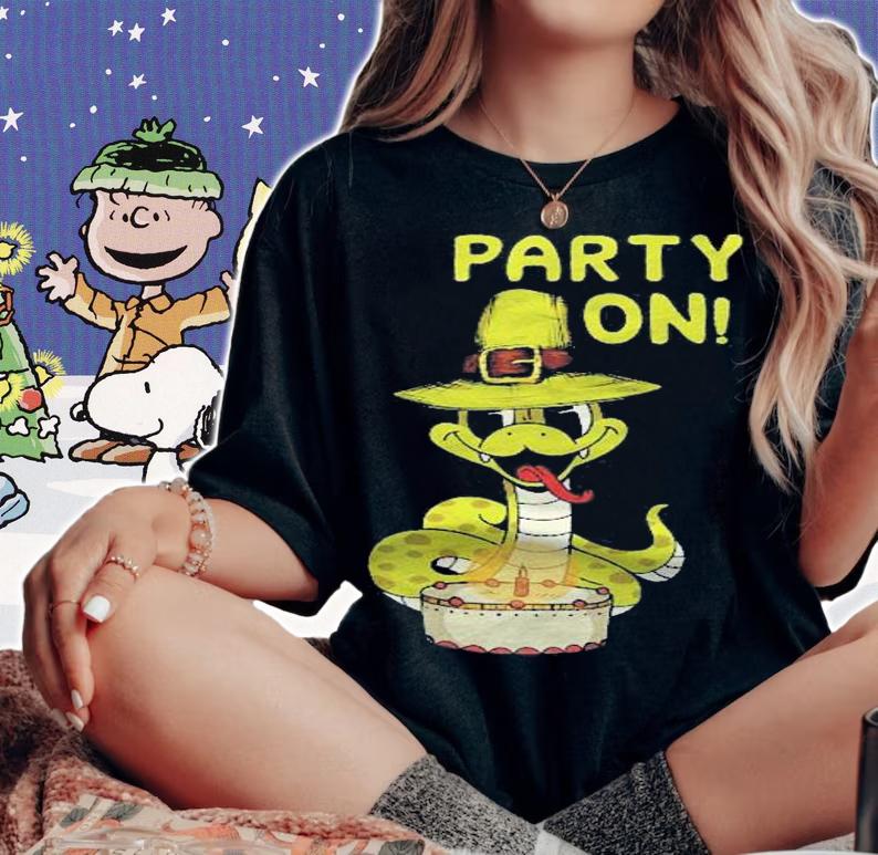 Birthday Snake Quote Party On shirt t-shirt