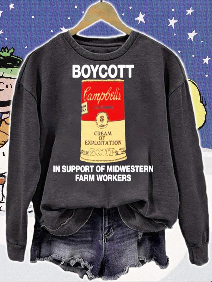 Boycott In Support Of Midwestern Farm Workers Shirt t-shirt