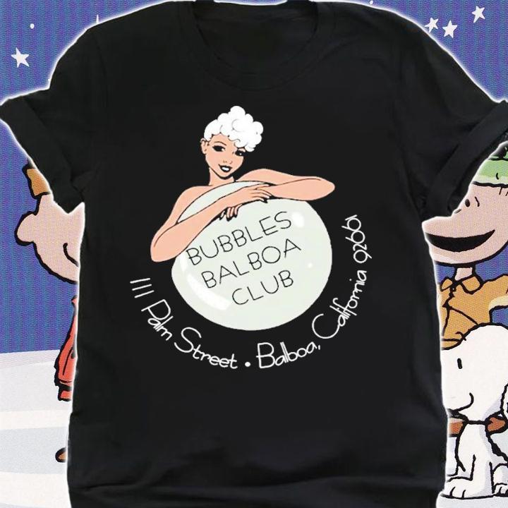 Bubbles Balboa Club Palm Street Balboa California Shirt t-shirt shirt