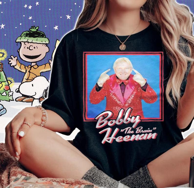 Bobby Heenan the brain photo T-shirt t-shirt woman shirt