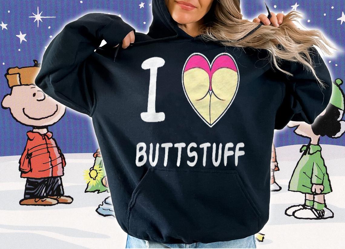 Buttstuff I Love Buttstuff Adult Naughty Shirt t-shirt