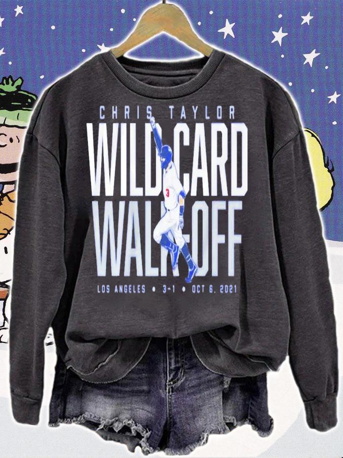 Chris Taylor Wild Card Walk-off Shirt t-shirt sweatshirt