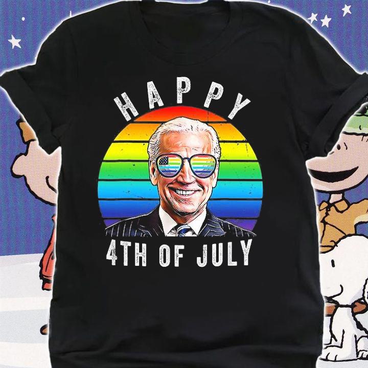 Funny Biden Happy 4th Of July Confused LGBT Biden Gay Pride T-Shirt t-shirt shirt